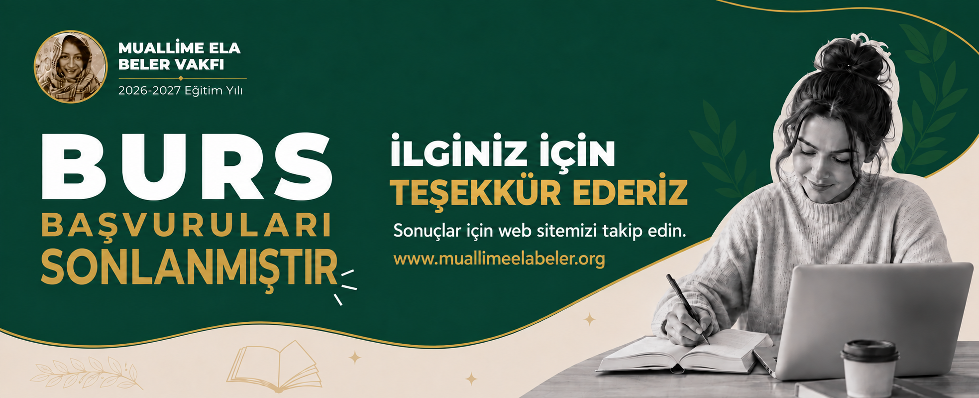 2026-2027 Yüksek Öğrenim Burs Başvuruları sonlanmıştır